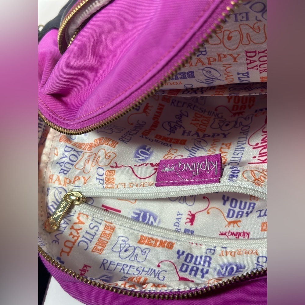 Kipling Cait Petite Backpack Lightweight Vegan Le… - image 8